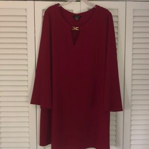Drapy red/maroon dress